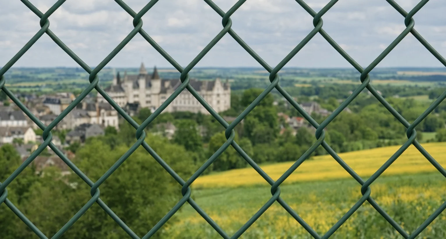 Clôture de court de tennis à Blois, Loir-et-Cher – réalisation ADN-SOL