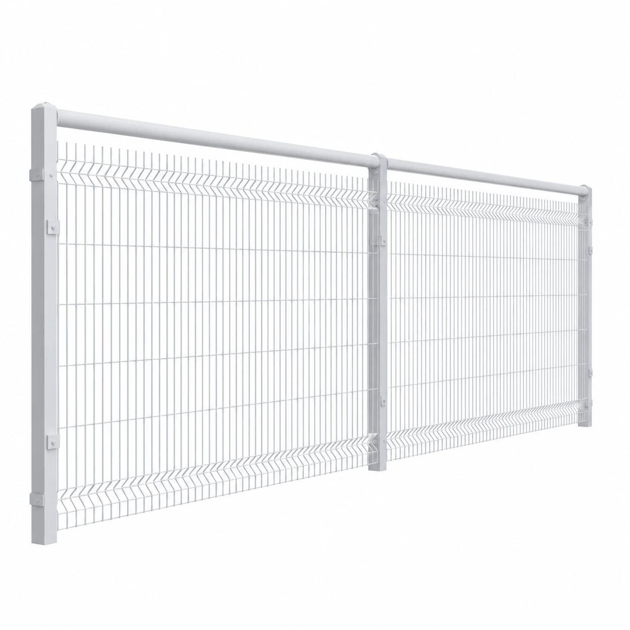 Main courante grillagée pour terrain de foot, grillage simple torsion vert maille 50x50 mm